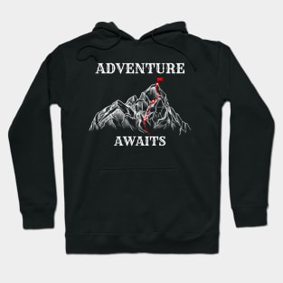 Adventure awaits Hoodie